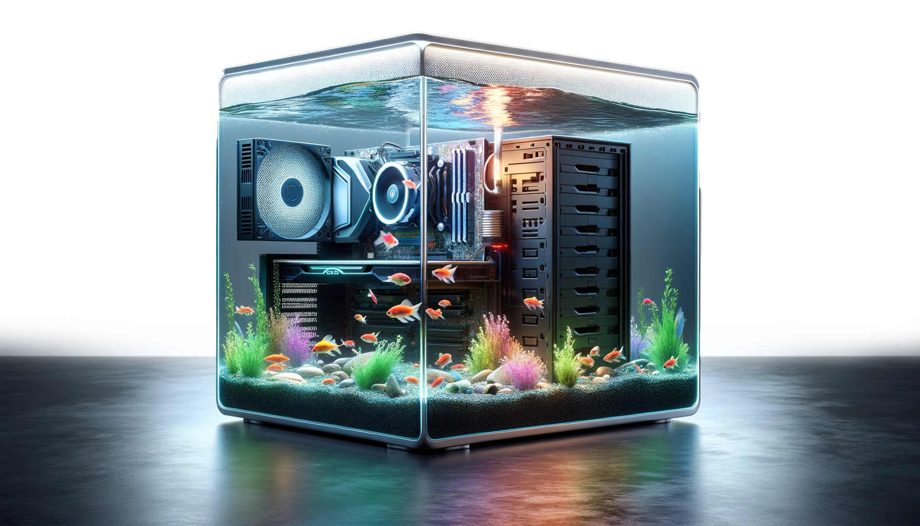 Aquarium PC Case Background